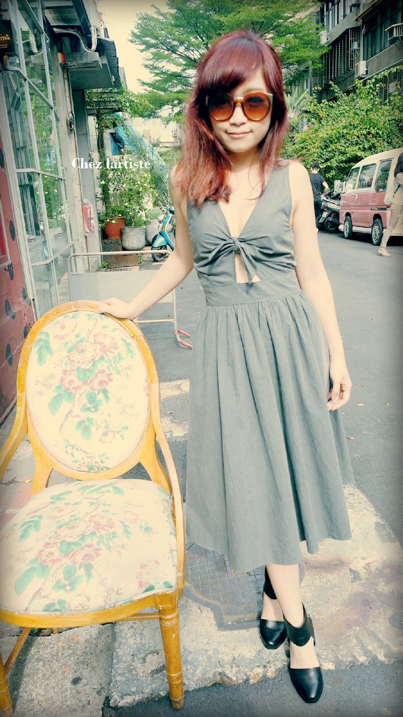 在十字路口遇见。包头黑方糖高跟凉鞋 - 男女凉鞋 - 真皮 黑色