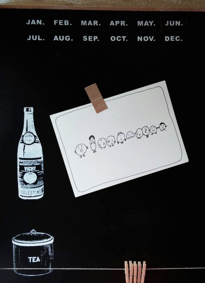 作伙 明信片 - 卡片/明信片 - 纸 白色