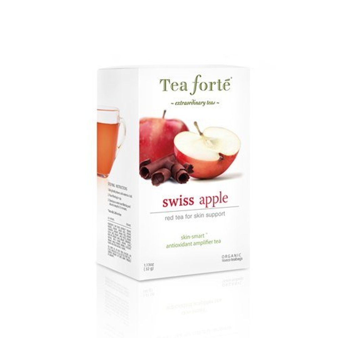 Tea Forte <16入轻肌养颜系列>瑞士苹果茶 SKIN-SMART™ - Swiss Apple - 茶 - 植物．花 红色