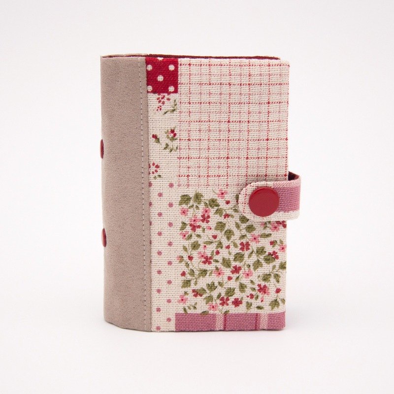 【馡作布可】A Book 卡片套/卡片夹-巧拼红 - 名片夹/名片盒 - 其他材质 红色