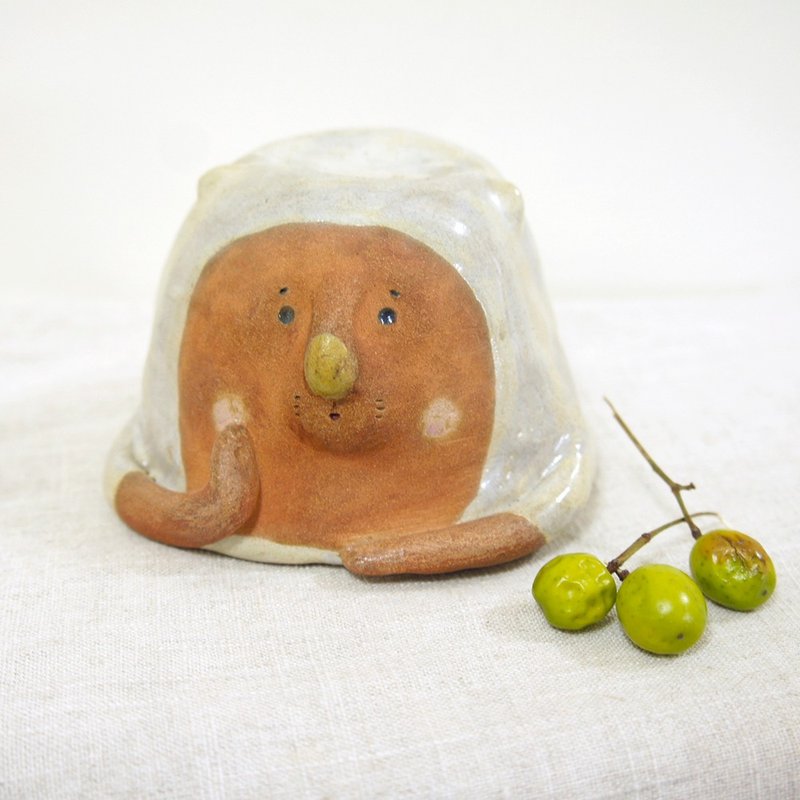 ［手感陶作］脑海-b.河之石 - 花瓶/陶器 - 其他材质 灰色