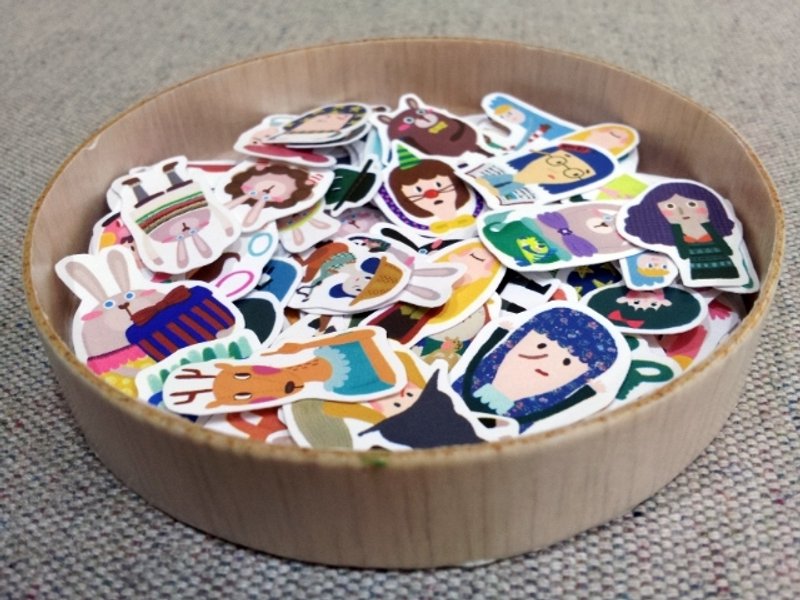 好讨喜的小贴纸包 - 贴纸 - 塑料 多色