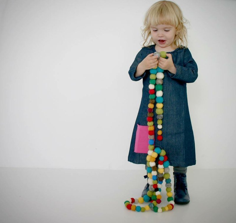 Moi 有机棉牛仔洋装 - 其他 - 棉．麻 蓝色