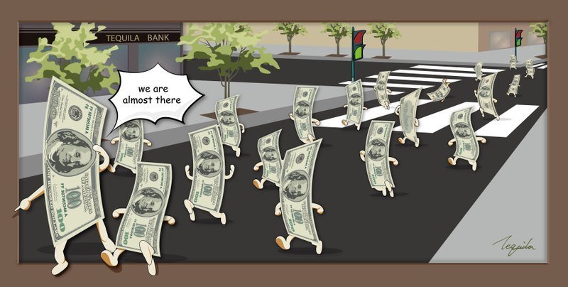 Tequila原创招财创意油画90x45cm - 墙贴/壁贴 - 其他材质 