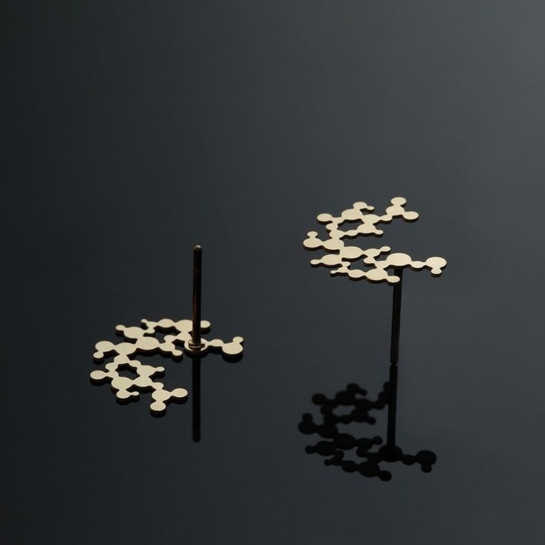 金气泡耳环 Bubble Earrings (XS) - 耳环/耳夹 - 其他金属 金色