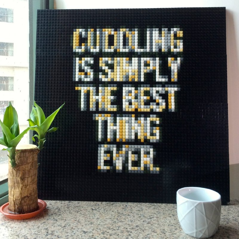 订制DIY积木画马赛克boxset (尺寸:Medium 51.2cm x 51.2 cm) - 订制画像 - 塑料 多色