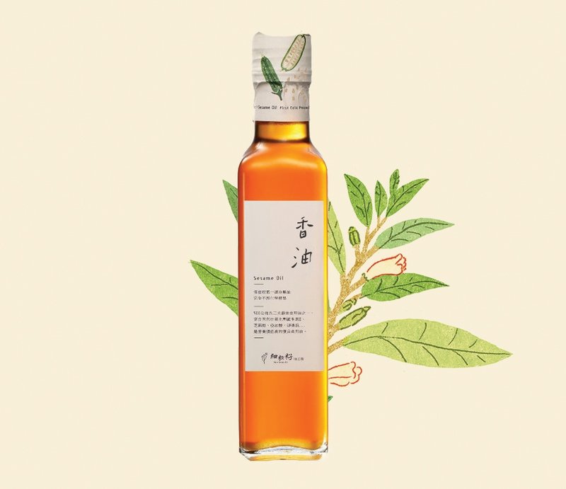 芝麻香油 - 酱料/调味料 - 玻璃 咖啡色