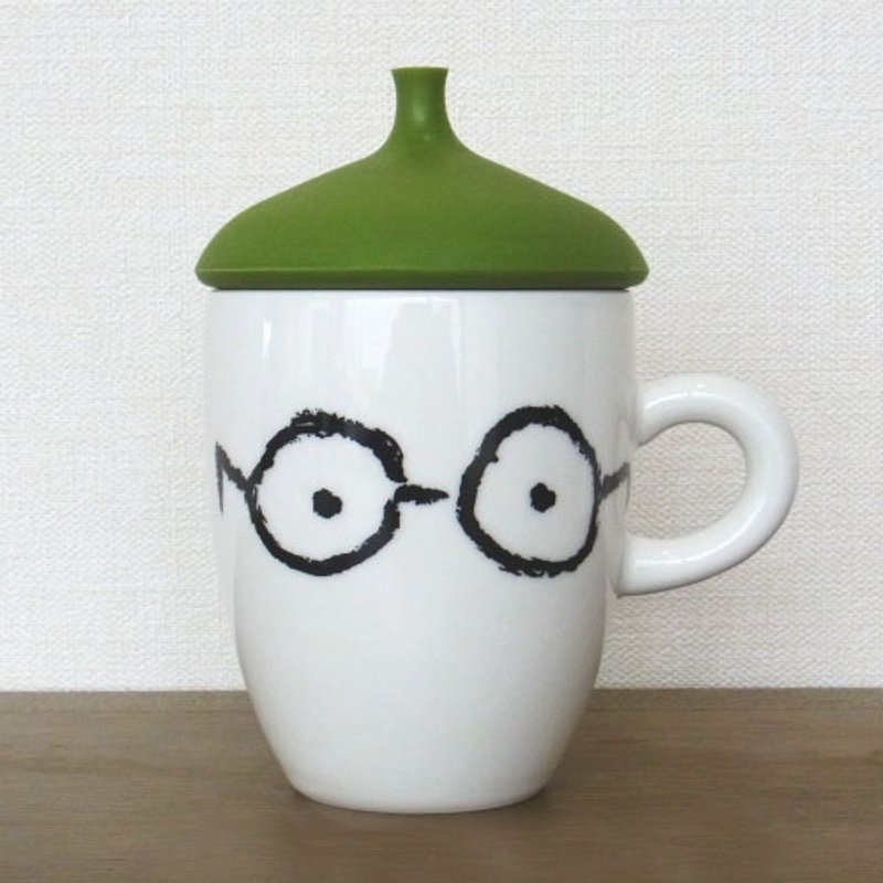 女孩寓所 :: 日本Bisque-人物马克杯-小男孩 - 咖啡杯/马克杯 - 玻璃 绿色