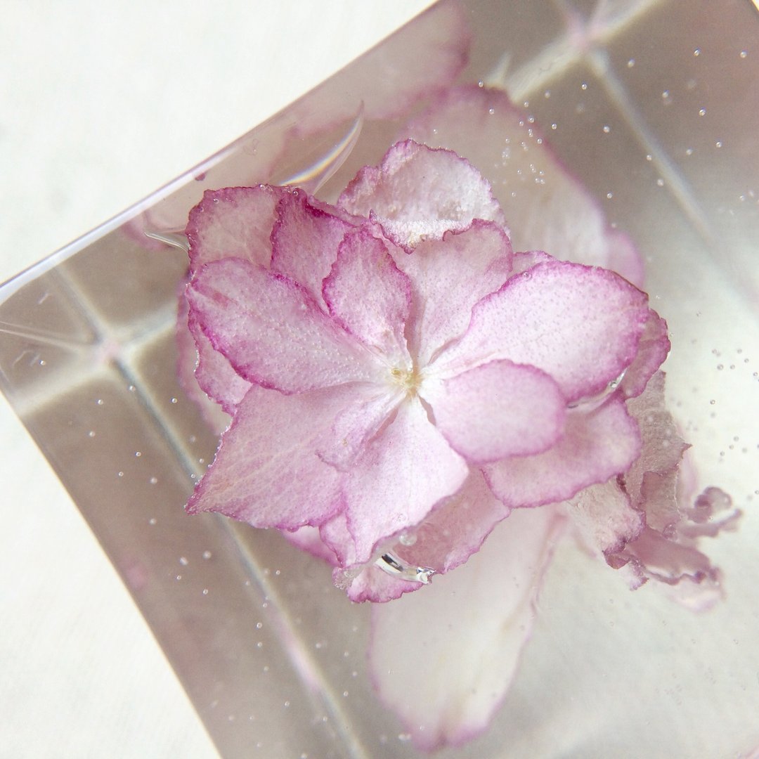 【立体花摆设系列】真花/立体干燥花/立方体桌上小摆设/全人手制作/ - 摆饰 - 其他材质 