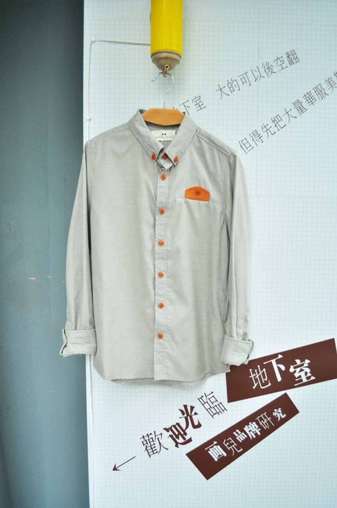 男朋友可以穿这么帅吗？温柔男孩儿衬衫 - 男装衬衫 - 其他材质 灰色