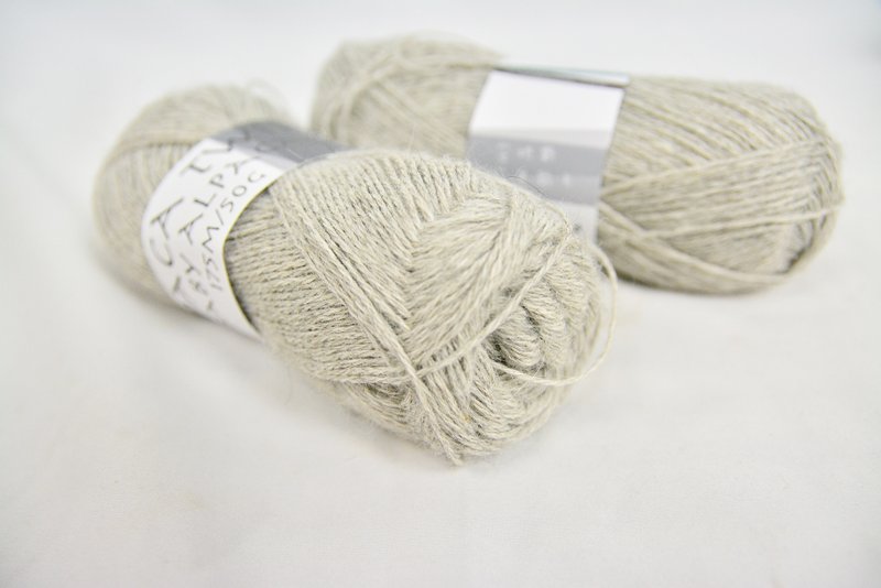 Alpaca Yarn 有机羊驼毛线＿中灰驼＿公平贸易 - 编织/刺绣/羊毛毡/裁缝 - 其他材质 灰色