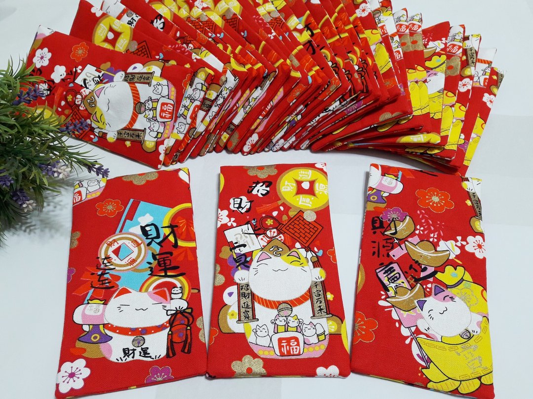 随机一入~招财猫祝福布制红包袋&存折收纳~随机一入 - 其他 - 其他材质 