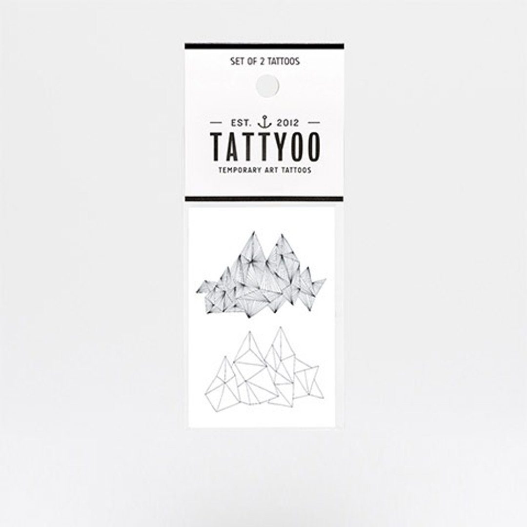 MOUNTAINS 刺青纹身贴纸 | TATTYOO - 纹身贴 - 纸 灰色