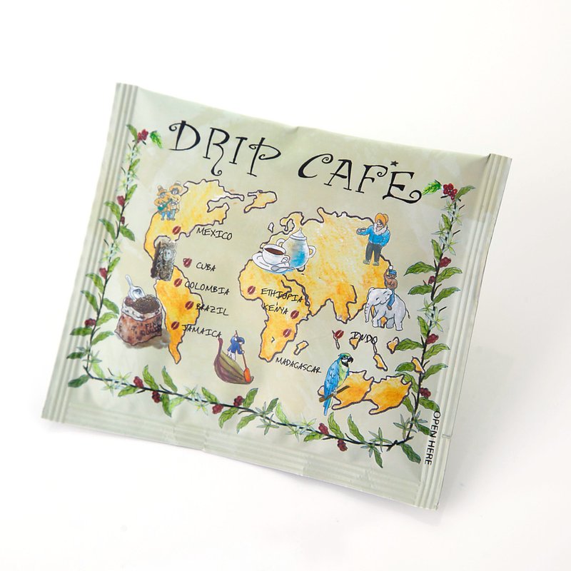 旅行系列 滤挂咖啡 (单包装) 挂耳包 滤挂 挂耳咖啡 婚礼小物 - 咖啡 - 新鲜食材 黑色