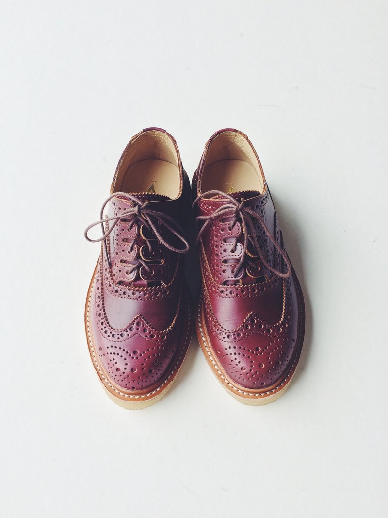 A ROOM MODEL - │ SHOES COLLECTION │ 002-红色牛津鞋 - 女款牛津鞋/乐福鞋 - 其他材质 红色