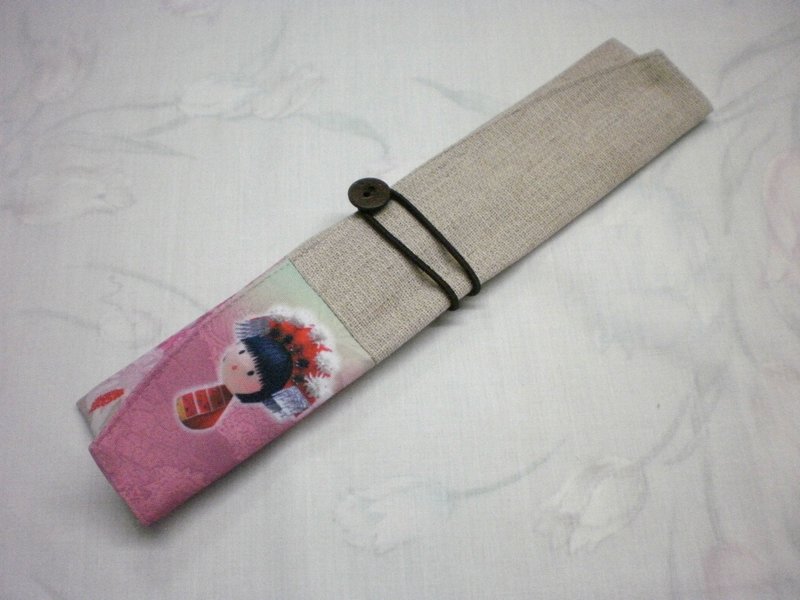 环保筷餐具组 随身收纳袋 筷套~阿美族PF-1 008 - 筷子/筷架 - 其他材质 