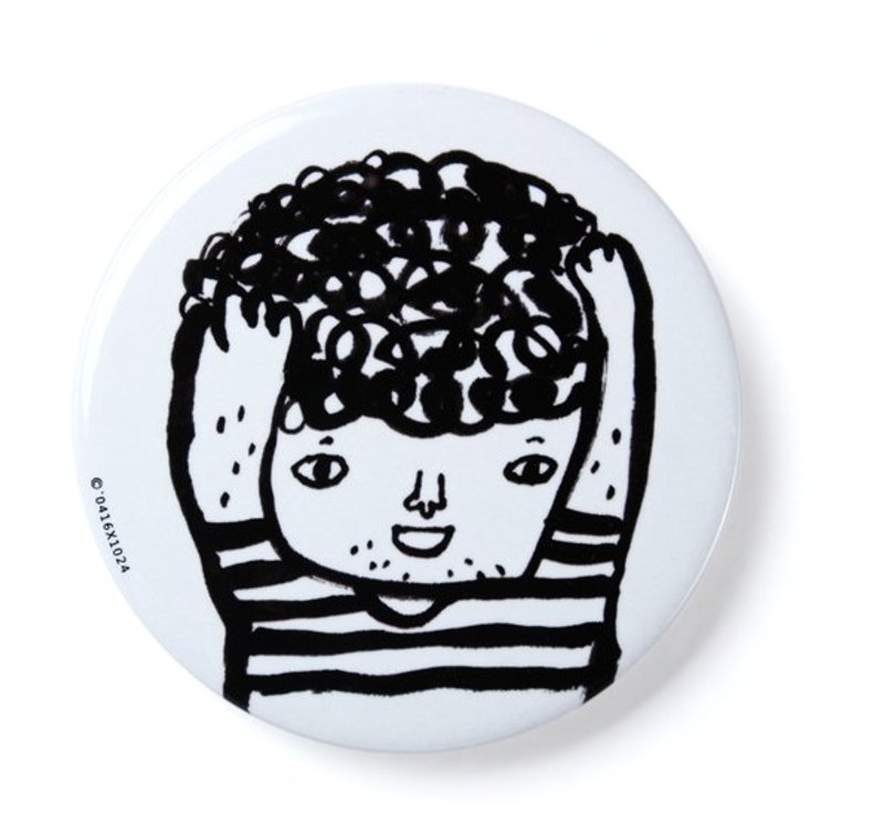 天生自然卷／徽章 - 徽章/别针 - 其他金属 白色