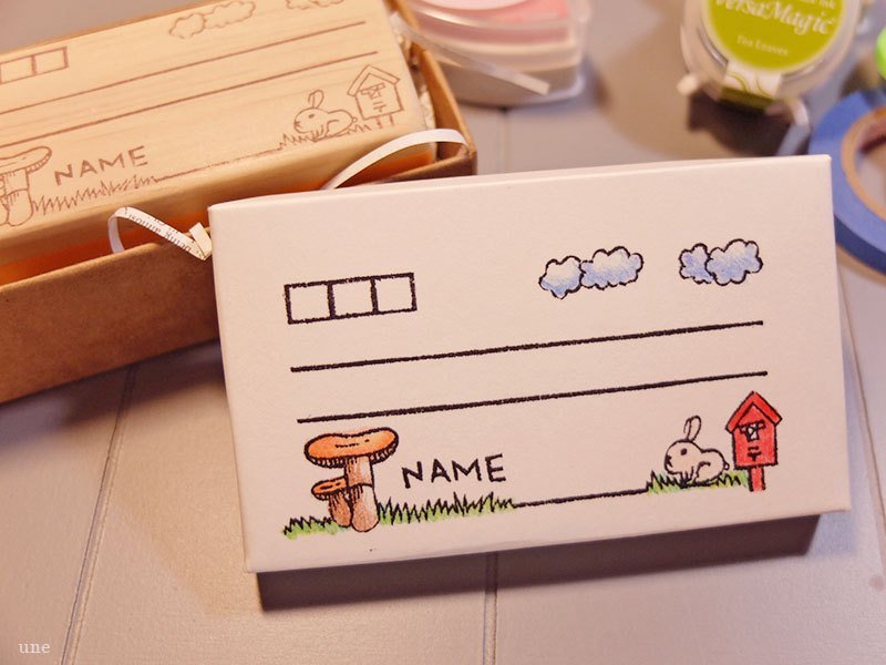 une定制化森林系地址印章 - FOR tina6020 ONLY - 印章/印台 - 其他材质 橘色