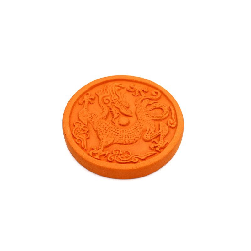 传统图腾 云龙 / 砖雕吸水杯垫 - 杯垫 - 其他材质 
