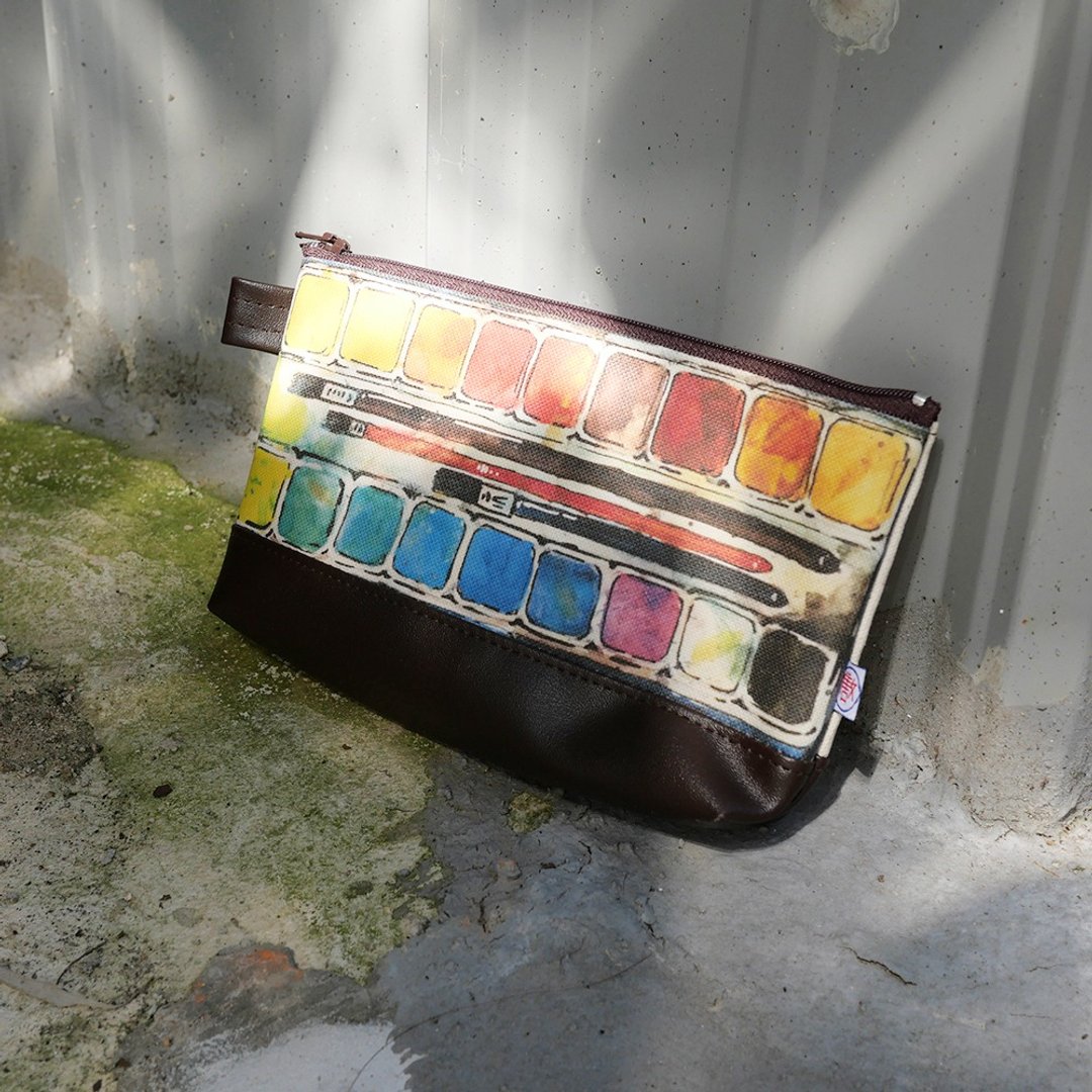 化妆包  Pencil case / 调色板 - 化妆包/杂物包 - 棉 多色