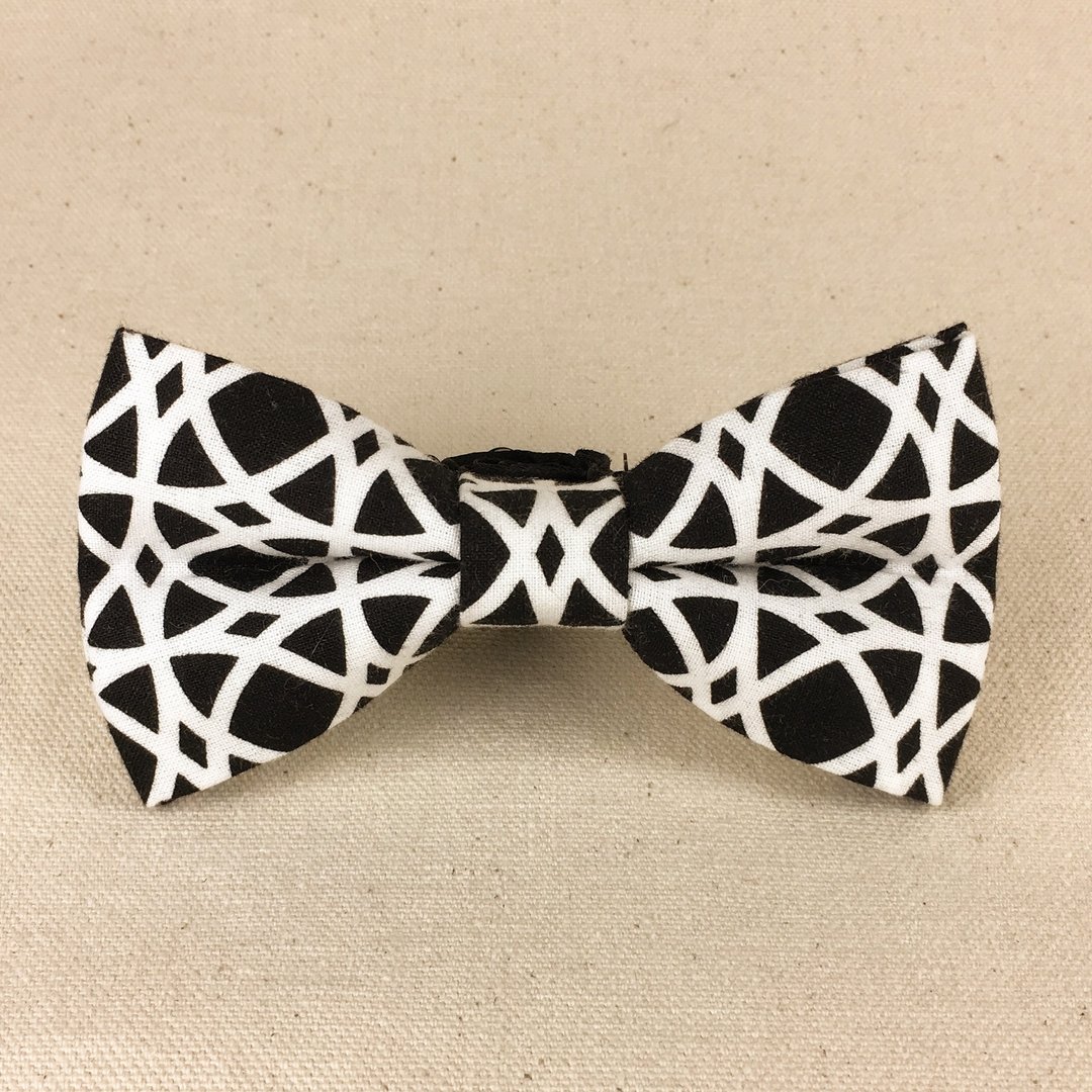Mr.Tie 手工缝制领结 Hand Made Bow Tie 编号137 - 领带/领带夹 - 棉 黑色