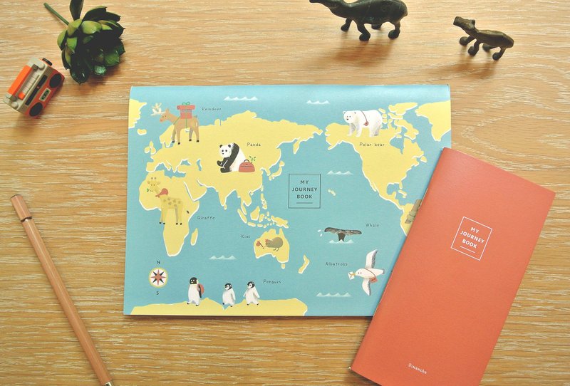 迪梦奇 A Couple of Books 旅游记录本 [动物] 售完绝版 - 笔记本/手帐 - 纸 绿色