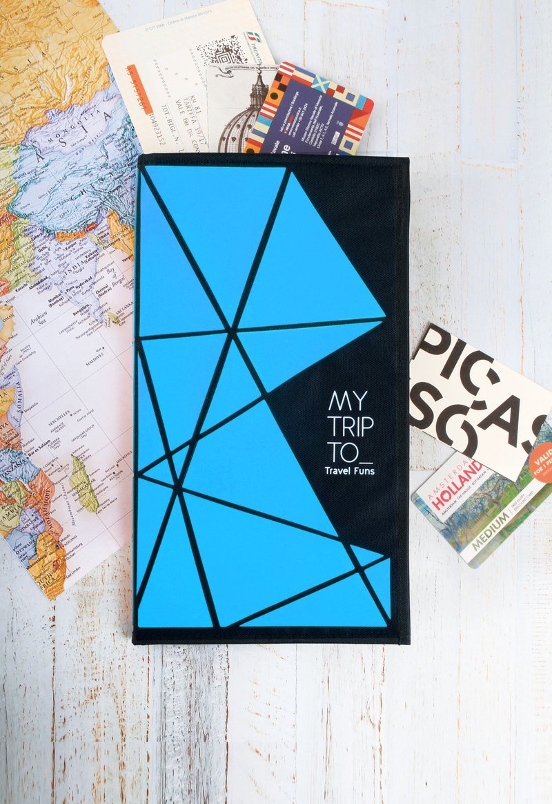 Travel funs 我的旅行手札(蓝色) - 笔记本/手帐 - 纸 蓝色