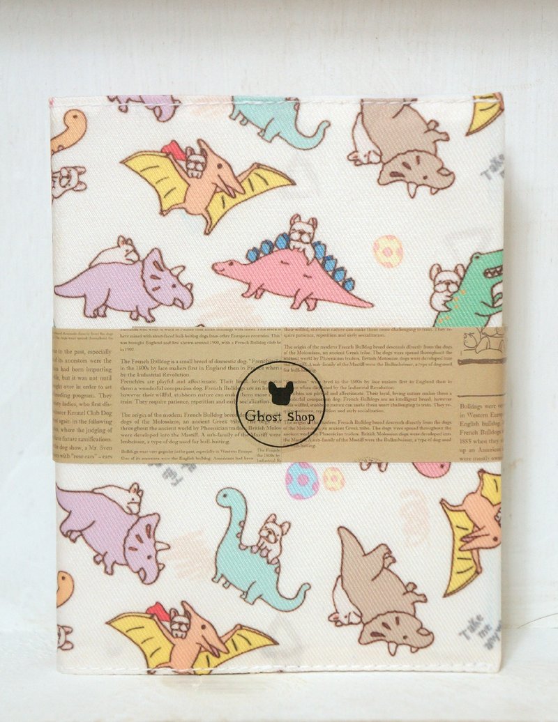 (售完) 手作日志本-法斗侏罗纪 - 笔记本/手帐 - 其他材质 白色