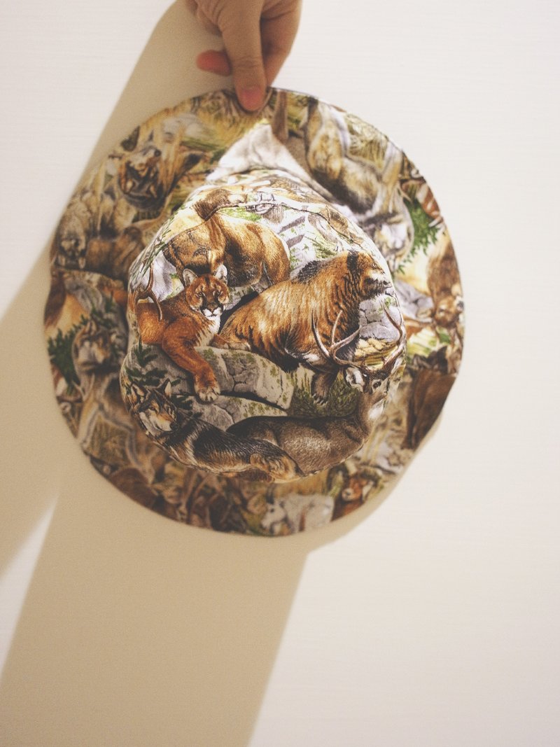 A MERRY HEART♥动物之森渔夫帽 - 帽子 - 其他材质 卡其色