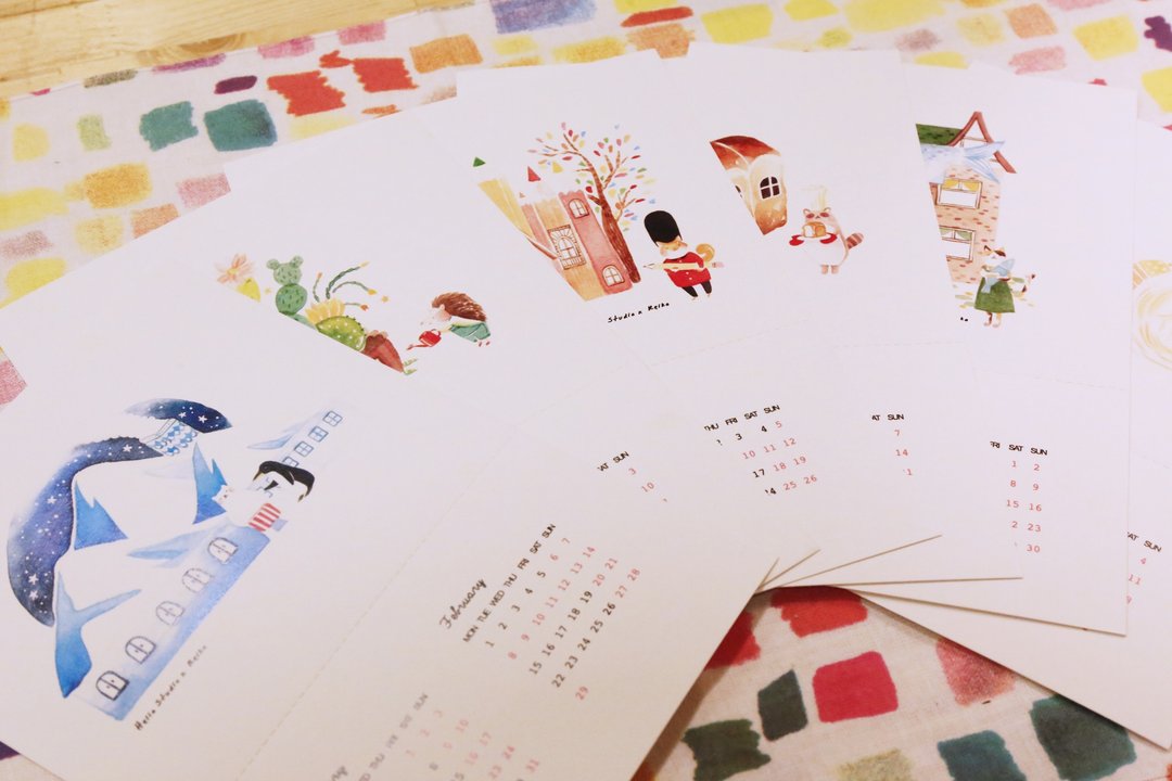 来我家吧│2016年历 / 明信片 - 年历/台历 - 纸 多色