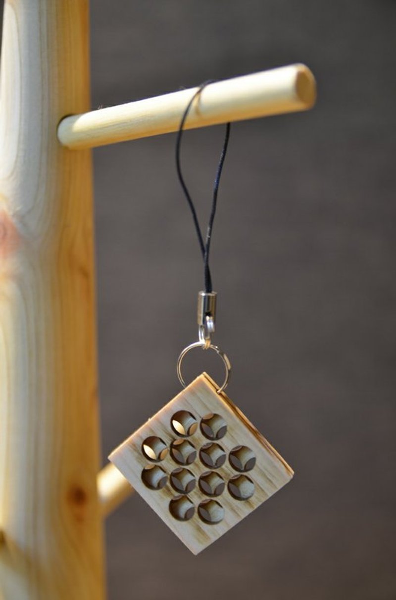 【一郎木创馆】日桧小组立吊饰 - 吊饰 - 木头 粉红色