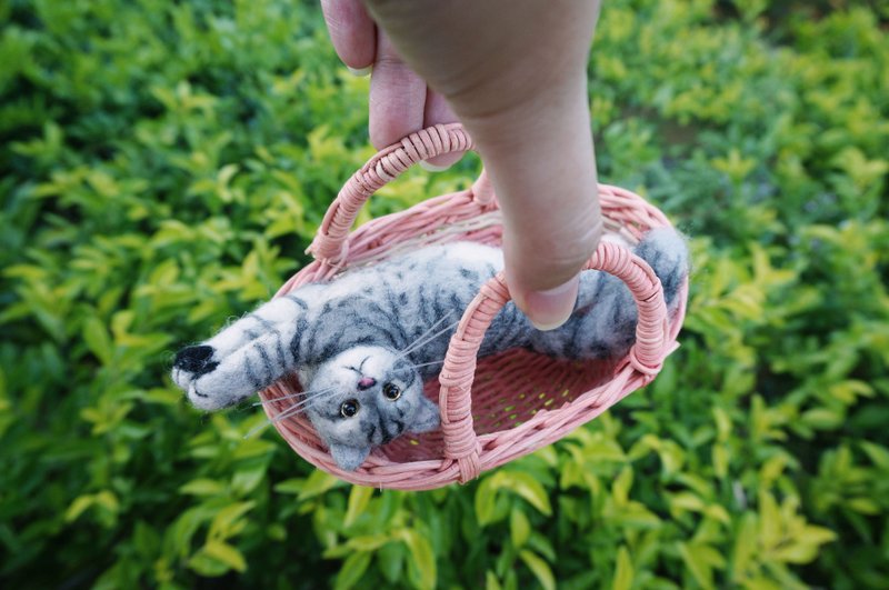 - 暂停接单勿下单 -定制款羊毛毡迷你复刻宠物 - 玩偶/公仔 - 羊毛 粉红色