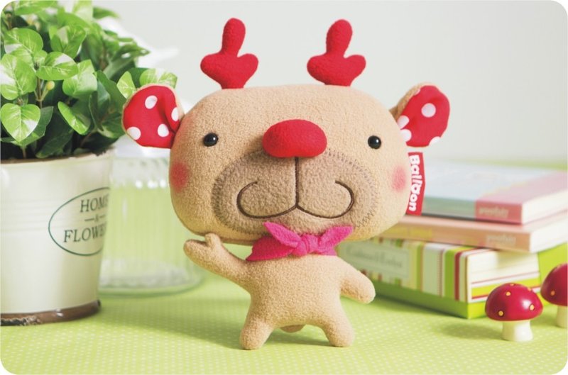 《Balloon》玩偶-麋鹿桑(小款) - 玩偶/公仔 - 其他材质 金色