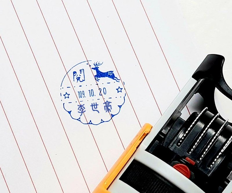 s1000综合型号表日期章水性回墨章翻转章回墨印连续章柴犬猫咪N - 印章/印台 - 塑料 蓝色