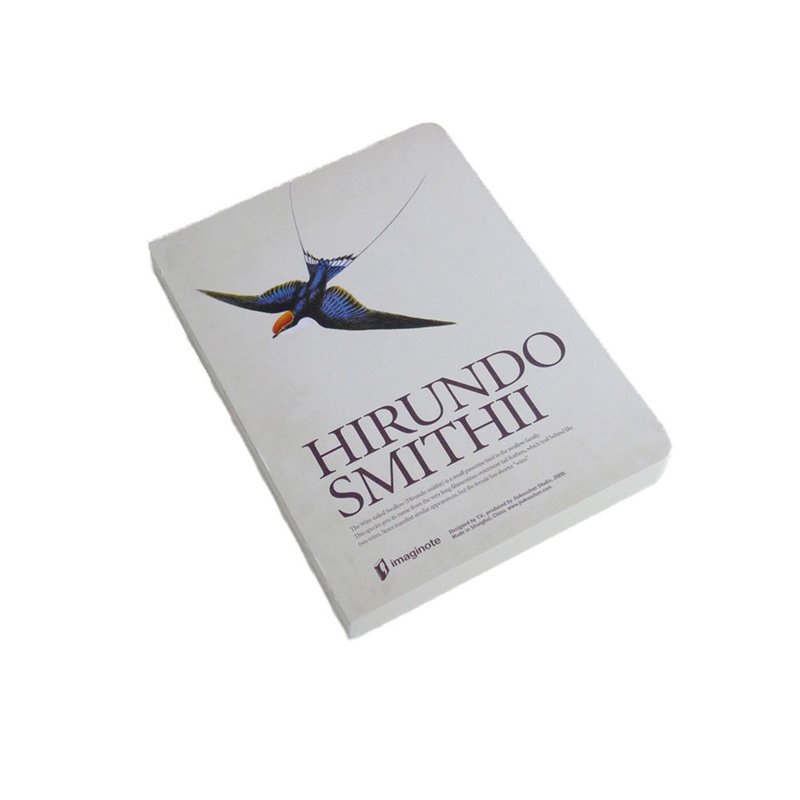 九口山原创320Page白纸方格裸装 - 线尾燕 - 笔记本/手帐 - 纸 白色