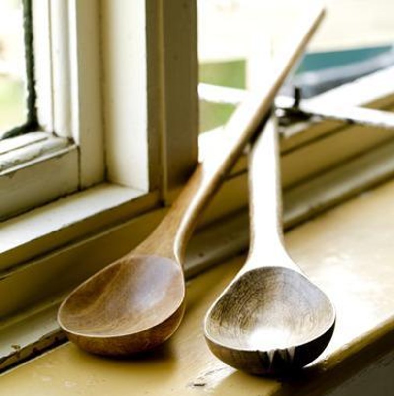 Mango Wood Salad Servers 芒果木沙拉勺 - 灯具/灯饰 - 木头 