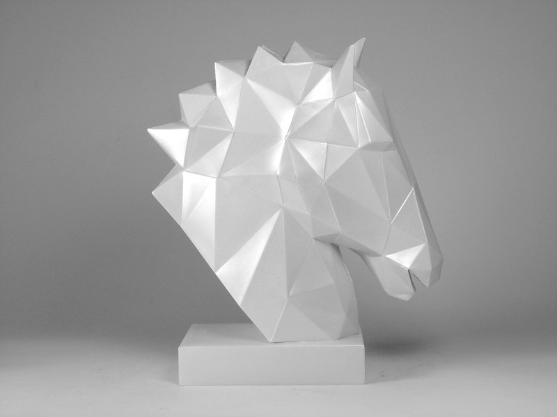 限量优惠.圣诞礼物（头角峥嵘-马头摆饰）-圣诞.居家摆饰.生日礼物.旅游.婚礼.纪念品.搬家.新官上任.送 老外.送 老板 - 摆饰 - 其他材质 白色