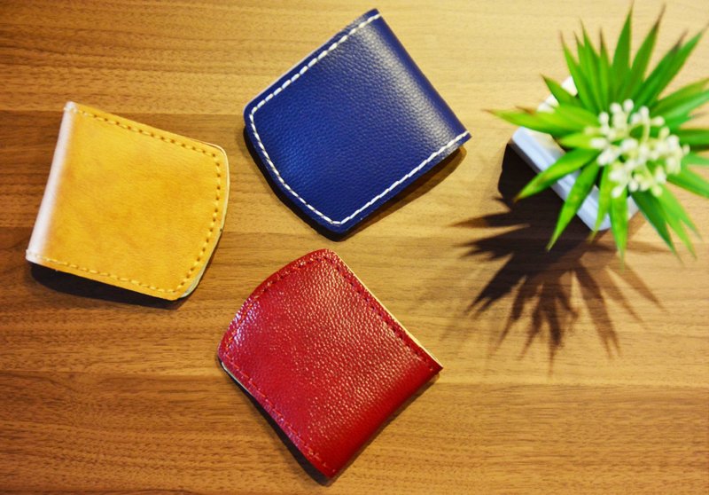 手作皮革 ─ 经典短夹 。蘑菇诗人+手作=The Mushroom Hand。 - 皮夹/钱包 - 真皮 多色