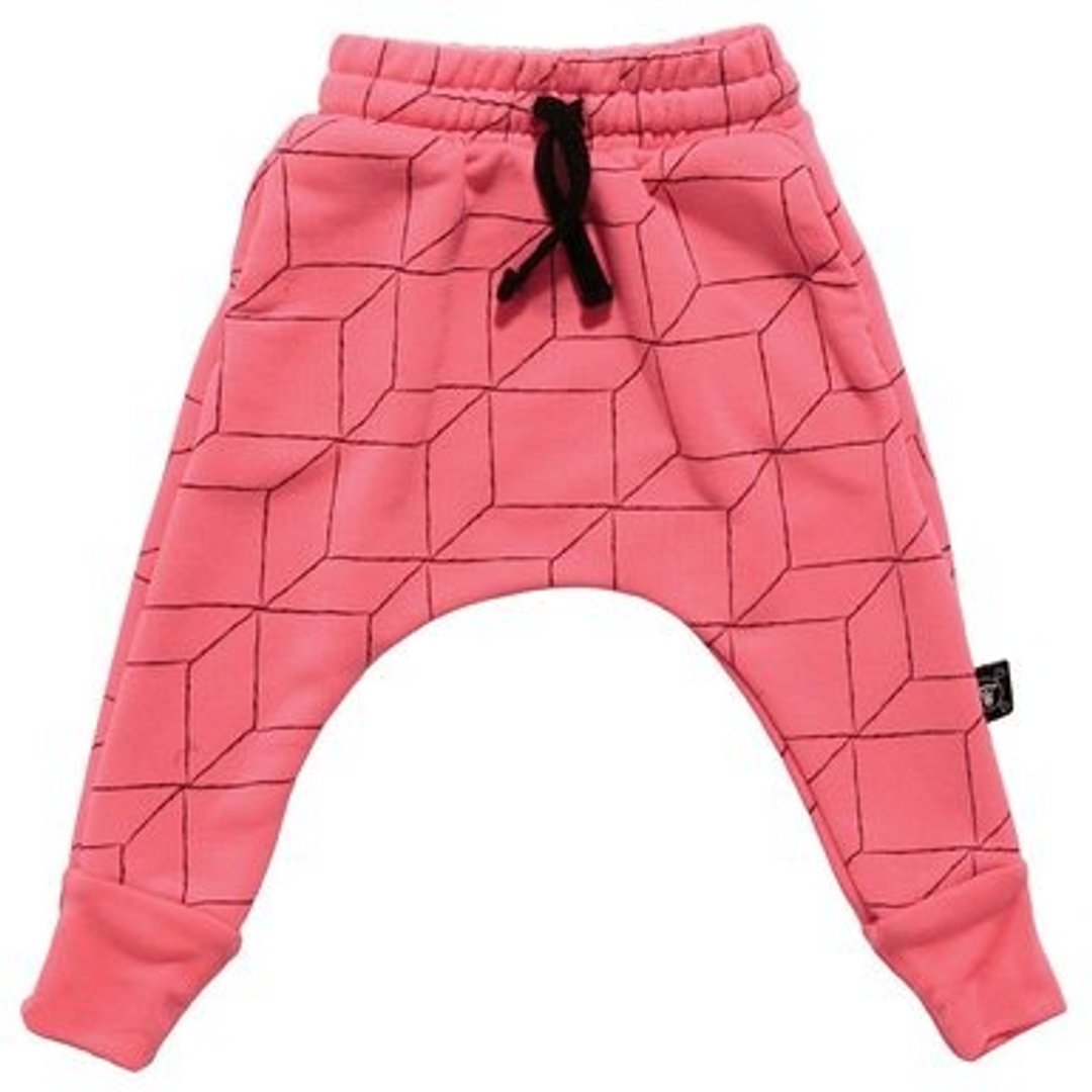 2014秋冬 NUNUNU 网格纹飞鼠裤/GRID baggy pants - 其他 - 其他材质 黑色