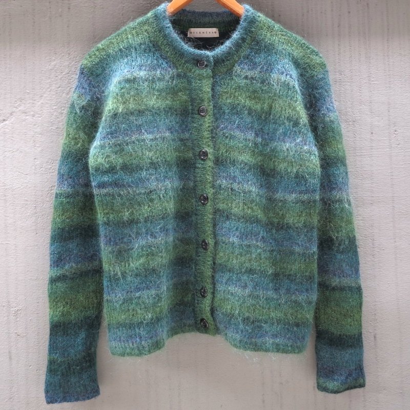 FOAK古着 雨后的小青苔毛衣外套 - 女装针织衫/毛衣 - 其他材质 绿色