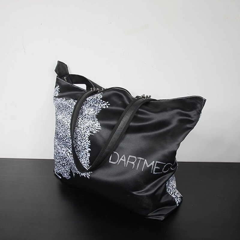  ISOLATED TREE 孤树  休闲 | 印花 | 手提 | 肩背 | 托特包 - 侧背包/斜挎包 - 其他材质 黑色