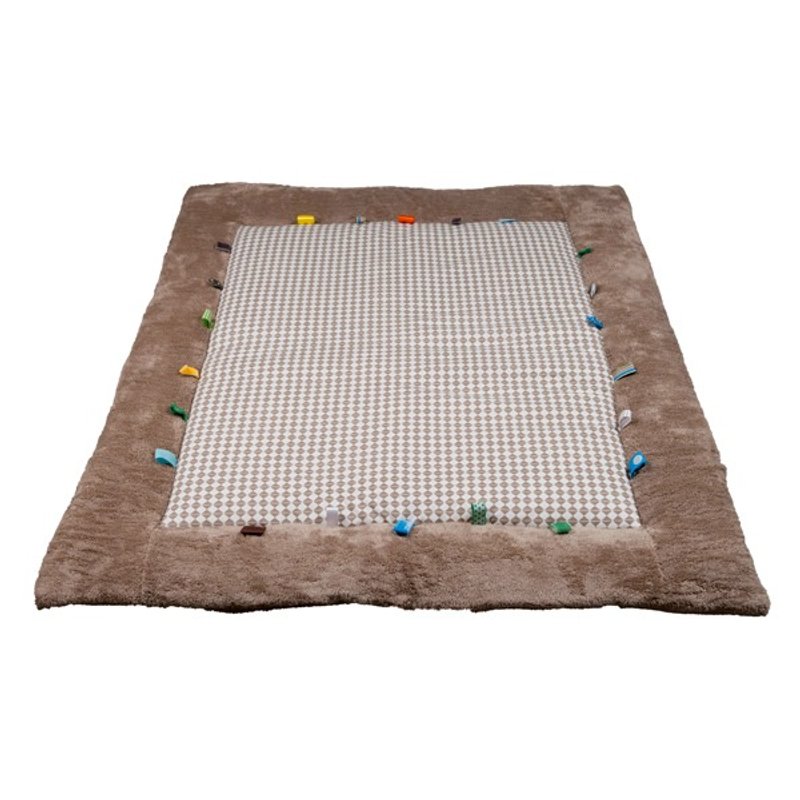 荷兰Snoozebaby布标游戏床垫-沙漠灰 - 玩具/玩偶 - 棉．麻 灰色