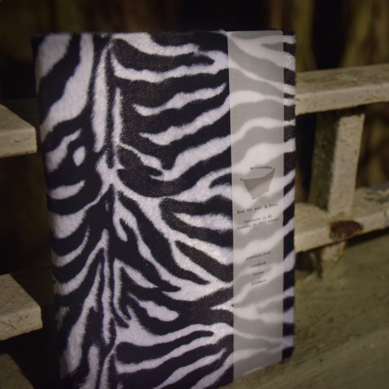 How to eat a bowl 手工布面本子-日志 手帐 - 笔记本/手帐 - 其他材质 黑色