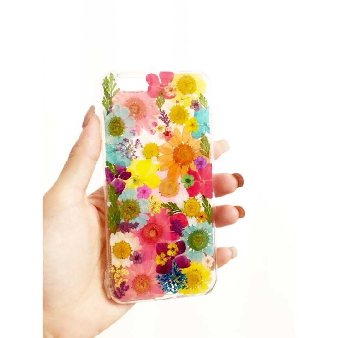 花罗斯方块。干花手机机壳 IPHONE6 - 手机壳/手机套 - 其他材质 白色