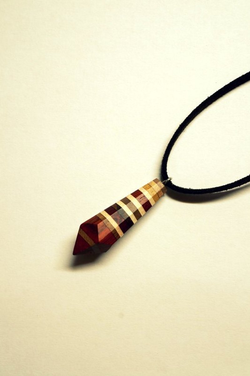 质感水晶 - 从一，到十五 - 项链 - 木头 咖啡色