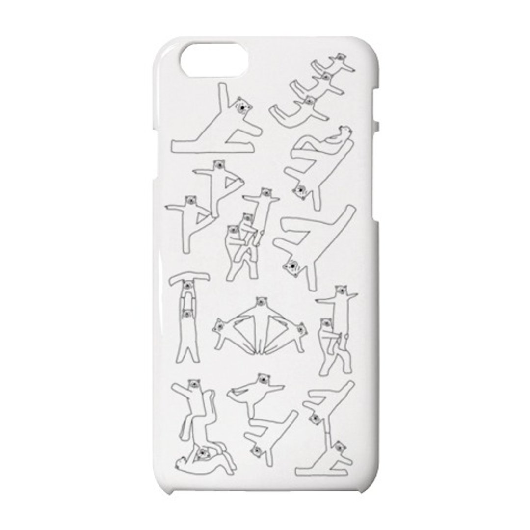 Bear exercise # 1 iPhone case - 手机壳/手机套 - 塑料 白色