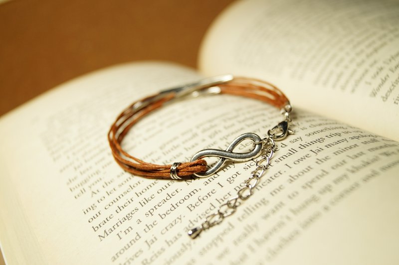 Unlimited Colors 无限 手链 多色 手链 无限符号 订制 定制 礼物 - 手链/手环 - 其他材质 咖啡色