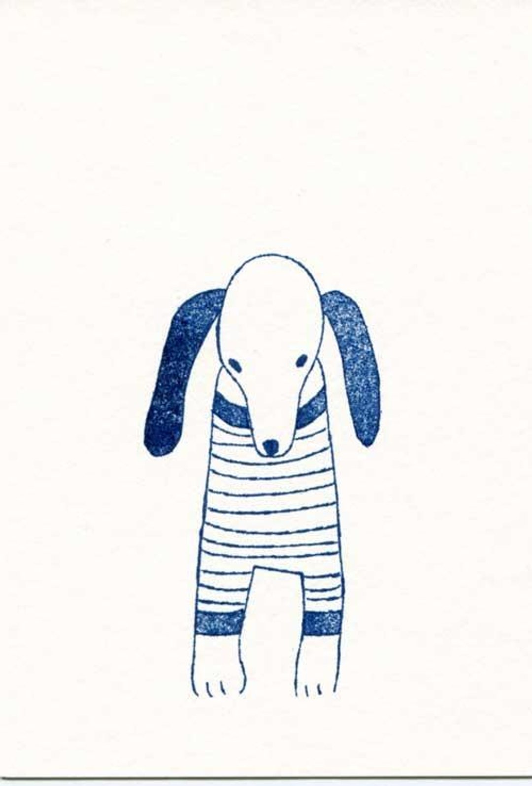 Post Card Set - Dog H13 - 卡片/明信片 - 纸 白色