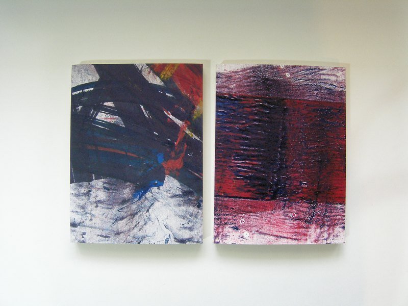 III 刷色大笔记 - 红蓝紫 - 笔记本/手帐 - 纸 