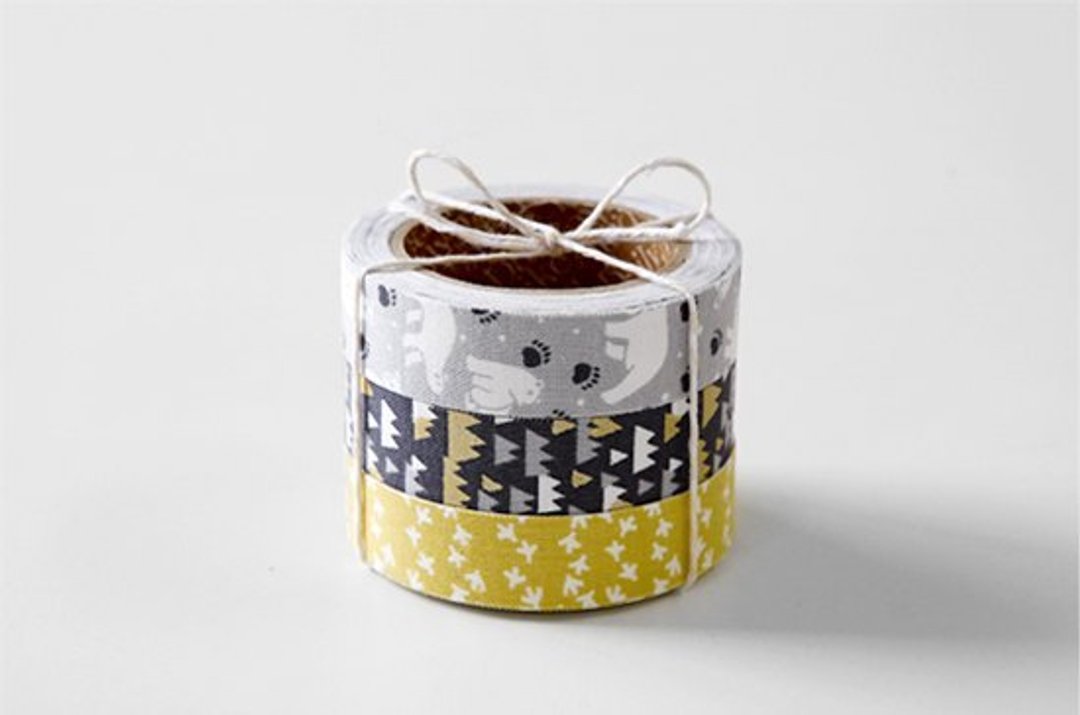 Dailylike fabric tape 北欧风布胶带(三入) 40-whitenight,E2D54166 - 纸胶带 - 其他材质 多色